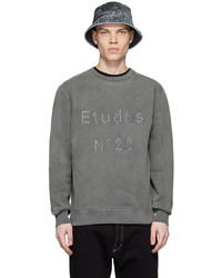 Études Grey Organic Cotton Sweatshirt