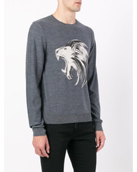 Just Cavalli Lion Print Sweatshirt