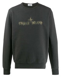 Stone Island Logo Printed Sweatshirt