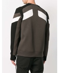 Neil Barrett Modernist Colour Block Sweatshirt