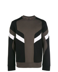 Neil Barrett Modernist Colour Block Sweatshirt