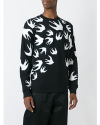 McQ Alexander McQueen Swallow Print Sweatshirt