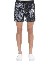 Charcoal Print Swim Shorts