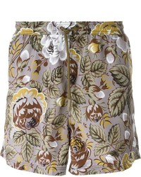 Etro Floral Print Swim Shorts