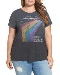 Lucky Brand Plus Size Pink Floyd Graphic Tee
