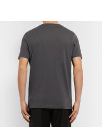 Y-3 Slim Fit Printed Cotton Jersey T Shirt