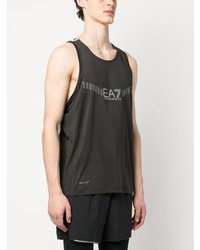 Ea7 Emporio Armani Logo Print Tank Top