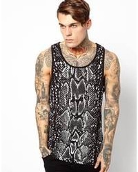 Systvm Tank With Serpent Print