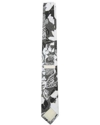 The Hill-Side Big Halftone Floral Print Tie