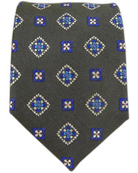 The Tie Bar Excalibur Medallion Charcoal