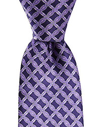 Valentino Geometric Print Silk Tie