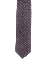 Burberry Geometric Print Skinny Tie