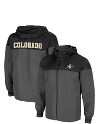 Colosseum Charcoalblack Colorado Buffaloes Game Night Full Zip Jacket At Nordstrom