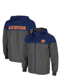 Colosseum Charcoalnavy Auburn Tigers Game Night Full Zip Jacket At Nordstrom