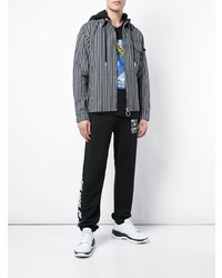 Off-White Check Print Hooded Jacket