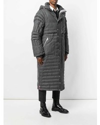Thom Browne Articulated Chalk Striped Down Fill Parka