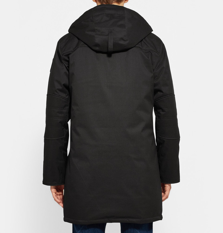 Canada Goose Barrett Coated Shell Down Coat, $995 | MR PORTER | Lookastic