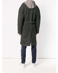 MSGM Hooded Single Breasted Coat