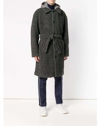 MSGM Hooded Single Breasted Coat