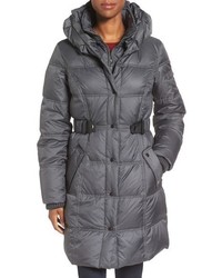 Larry Levine Quilted Down Feather Fill Coat