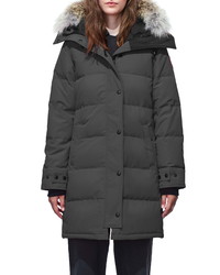 Canada Goose Shelburne Fusion Fit Genuine Coyote Down Parka