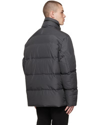 Arktisk Gray Quilted Down Jacket
