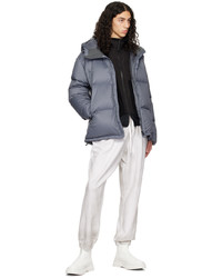 Snow Peak Gray Quilted Down Jacket