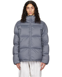 Snow Peak Gray Quilted Down Jacket