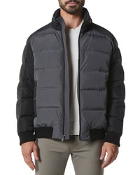 Marc New York Harbin Water Resistant Colorblock Bomber Jacket In Shadow At Nordstrom