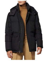 Andrew Marc Rhodes Water Resistant Hooded Puffer Jacket