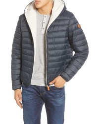 Save The Duck Water Resistant Faux Puffer Jacket