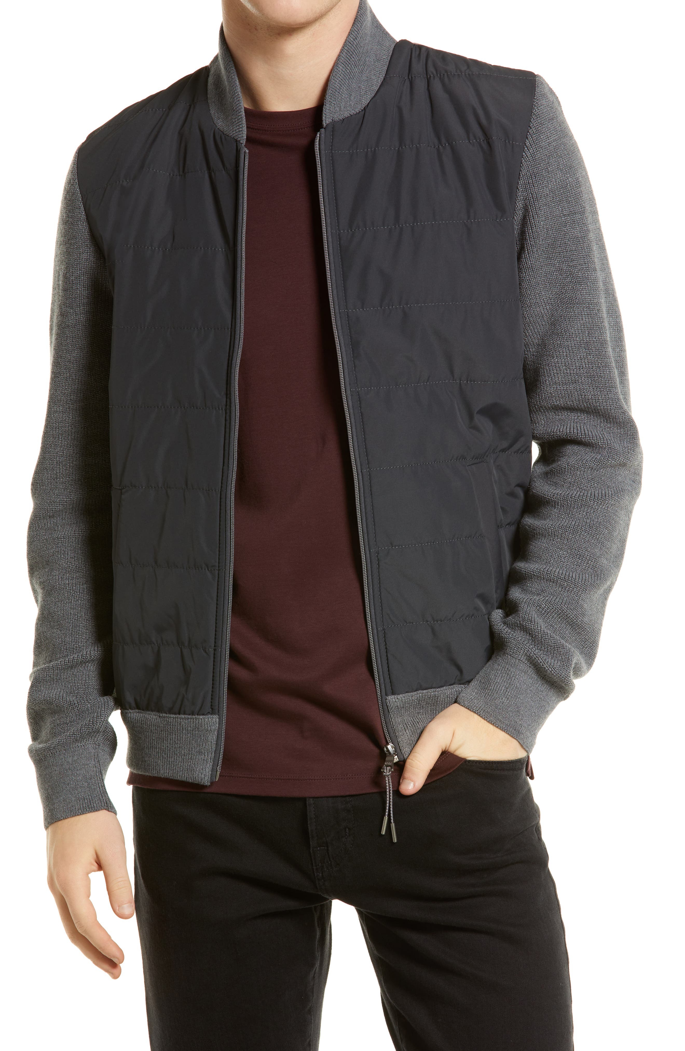 Brax Steffen Feel Good Sportive Zip Up Sweater Jacket, $138 | Nordstrom ...