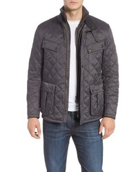 Charcoal Quilted Field Jacket