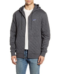 Charcoal Quilted Hoodie