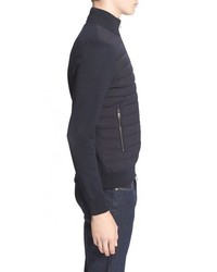 Moncler Channel Quilted Knit Track Jacket