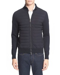 Moncler Channel Quilted Knit Track Jacket