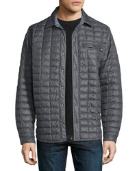 The North Face Reyes Thermoball Quilted Shirt Jacket Dark Gray