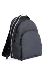 Jo Quilted Nylon Backpack Grey