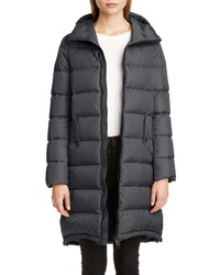 Charcoal Quilted Puffer Coat