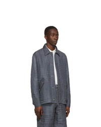 Paul Smith Grey Quilted Silk Jacket