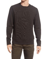 Charcoal Quilted Sweatshirt