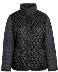 Gallery Plus Size Mixed Media Quilted Jacket