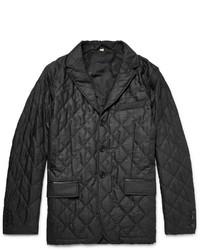 Burberry London Convertible Quilted Virgin Wool Jacket