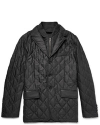 Burberry London Convertible Quilted Virgin Wool Jacket