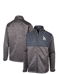 LEVELWEA R Charcoal Los Angeles Dodgers Beta Full Zip Jacket At Nordstrom