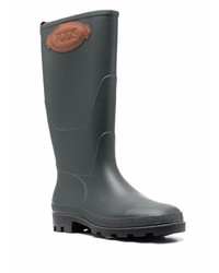 Tod's Logo Patch Rain Boots