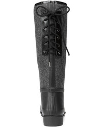 Nine West Oops Back Lace Up Rain Boots