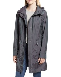 Cole Haan Signature Back Bow Packable Hooded Raincoat