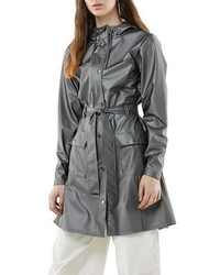 Rains Curve Waterproof Hooded Raincoat