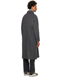 Axel Arigato Gray Robe Wrap Coat
